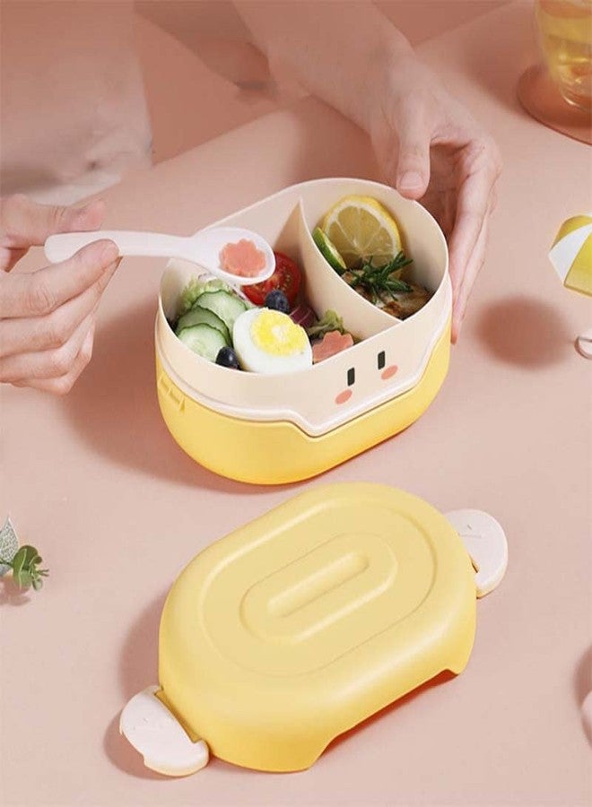 Mayatra's Cute Japanese Style Lunch Box for Kid's Snack Box Tiffin for School Travel Picnic (Multicolor, Plastic) - Image 5